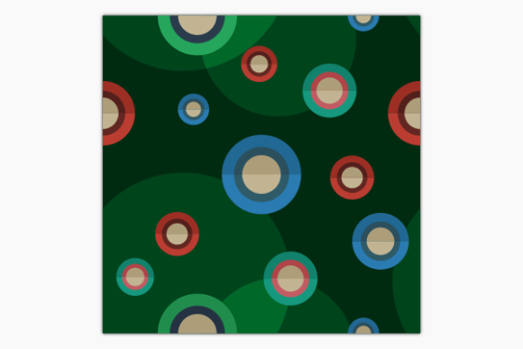 Abstract Soft Color Circles Dark Pattern