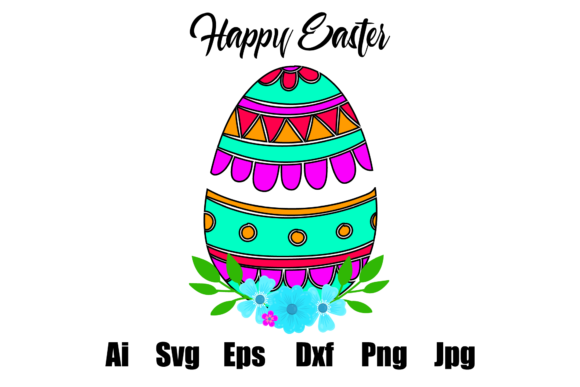 Easter Egg – Full Color Flower