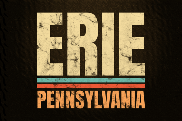 Erie Pennsylvania Retro Color