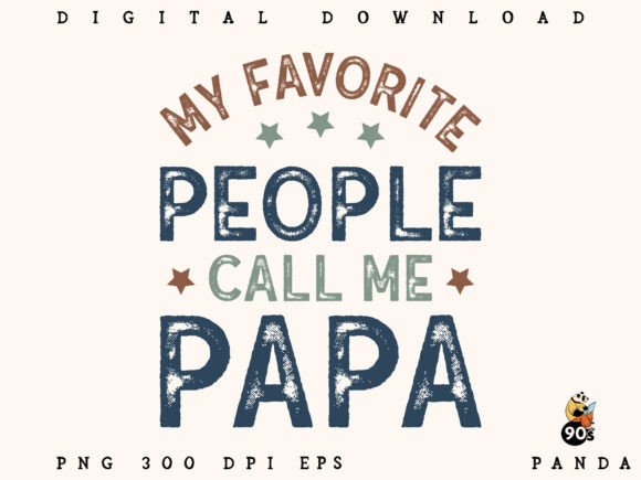 Father’s Day Dad Papa SVG PNG Design for Crafts & Graphics