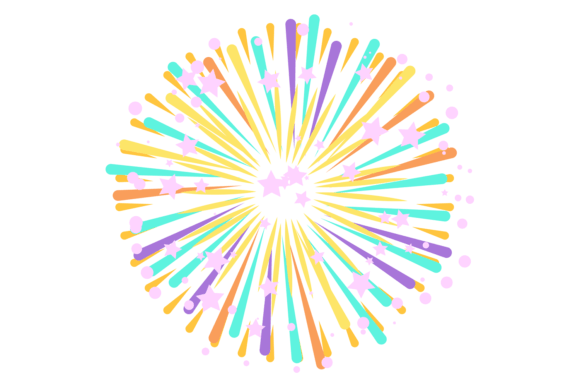 Firework Color Icon: Graphics for Local Branding