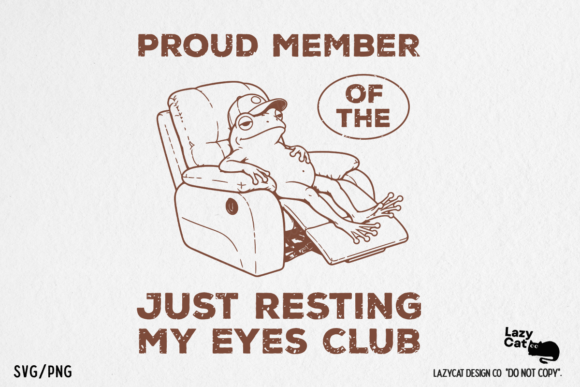 Funny Dad Frog Rest Father’s Day Graphics & Illustrations