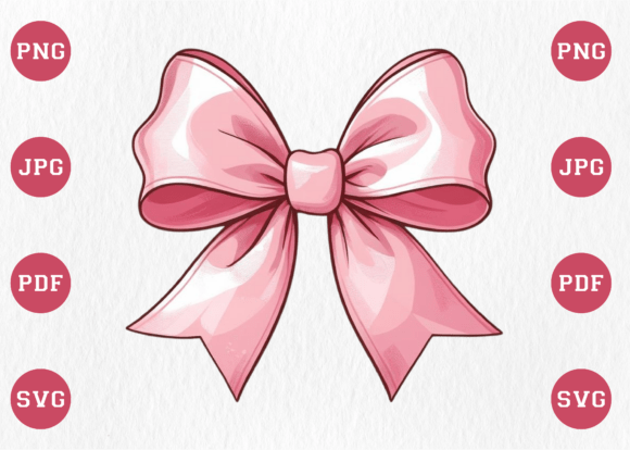 Pink Bow PNG Clipart Girl Baby Shower