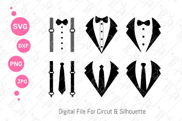Tuxedo SVG Bow Tie SVG